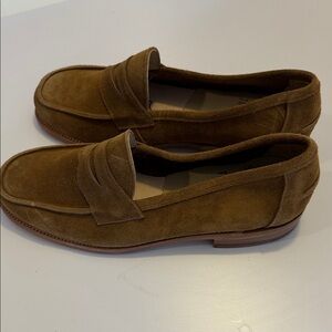 Todd Snyder X Sanders Edwin Tan Suede Loafers Sz 9.  NWOB. Tub4